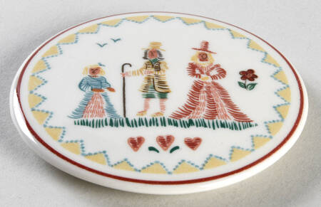 American Sampler Lid for Small Candy Box by Villeroy & Boch