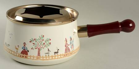 American Sampler Open Fondue Pot