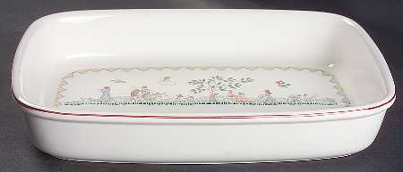 American Sampler 11" Rectangular Baker by Villeroy & Boch