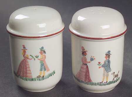 American Sampler Salt & Pepper Set