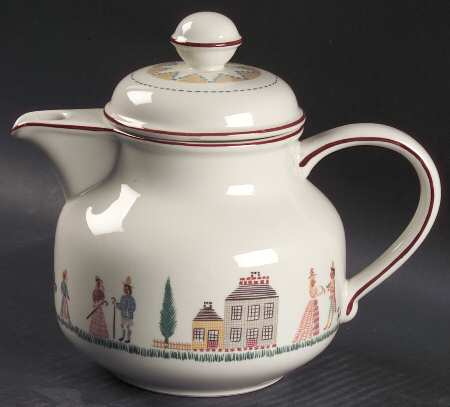 American Sampler Teapot & Lid by Villeroy & Boch