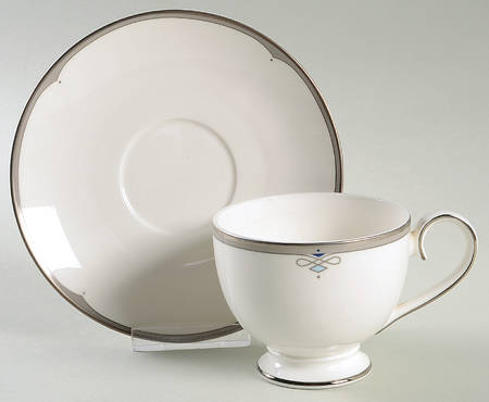Antibes Footed Cup & Saucer Set