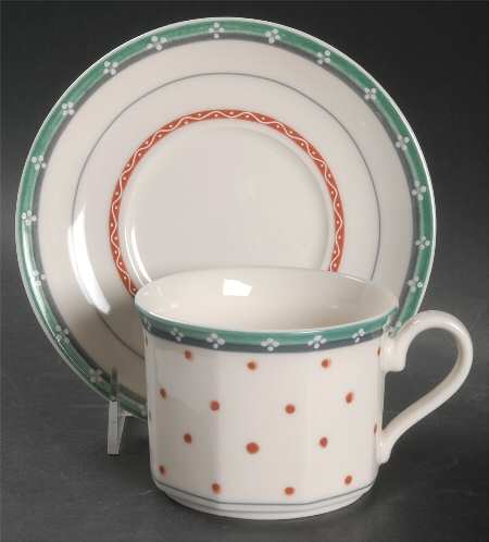 Ascoli Breakfast Cup & Saucer Set