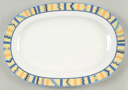 Bali Look 11" Oval Serving Platter