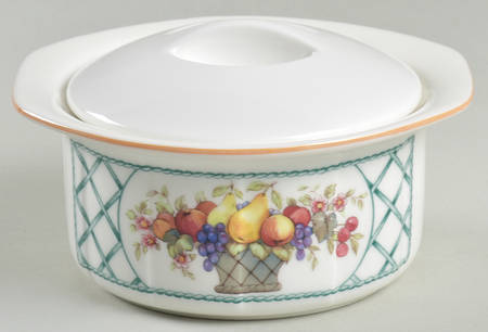 Basket Bouillon Cup and Saucer with Lid No Saucer