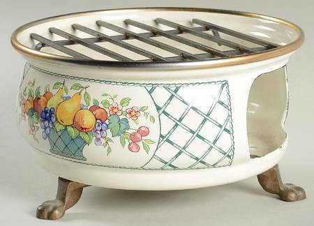 Basket Metal Warmer Stand