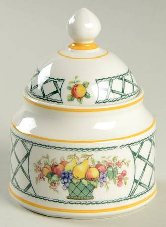 Basket Mini Sugar Bowl & Lid
