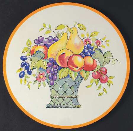 Basket Round Cork Back Trivet