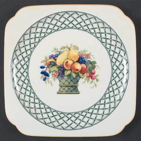 Basket Square Oven-To-Table Plate