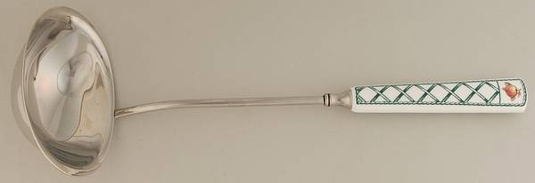 Basket Tureen Ladle with Stainless Bowl