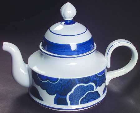 Blue Cloud Teapot & Lid