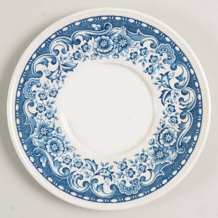 Blue Castle Saucer for Demitasse Cup