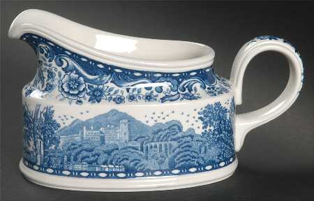 Blue Castle Sauce Boat No Lid