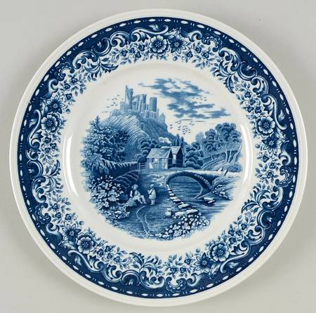 Blue Castle Salad Plate