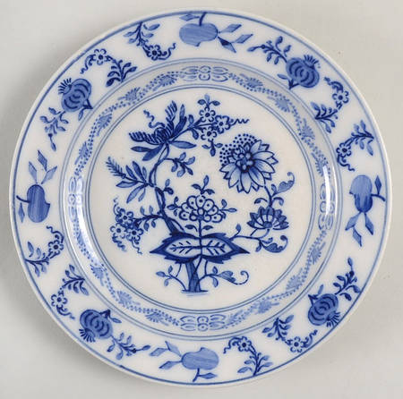 Blue Onion Salad Plate