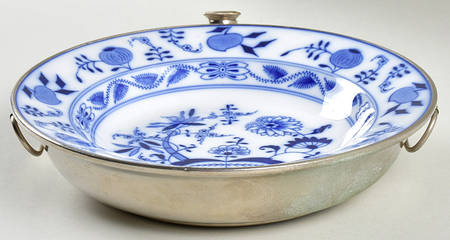 Blue Onion Hot Water Plate