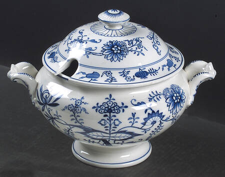 Blue Onion Tureen &  Lid
