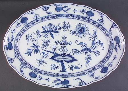 Blue Onion 19" Oval Serving Platter