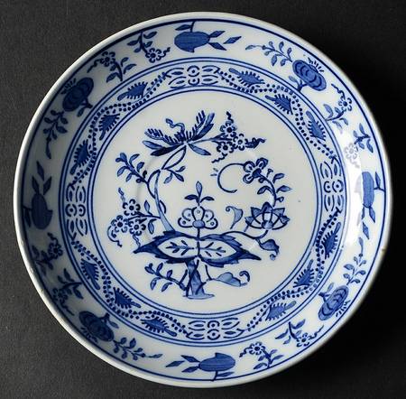 Blue Onion Saucer