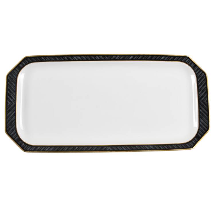 Black Pearl Large Sandwich Tray