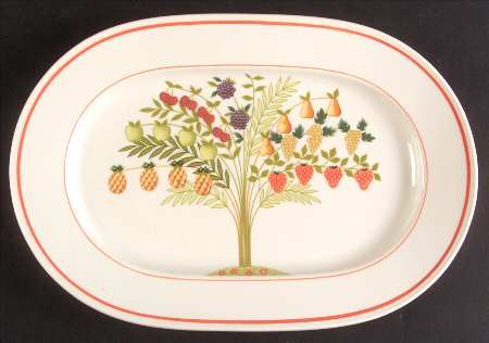 Bon Appetit 13" Oval Serving Platter
