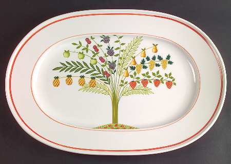 Bon Appetit 16" Oval Serving Platter