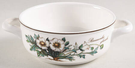 Botanica Flat Cream Soup Bowl