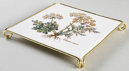 Botanica Metal Frame Square Trivet