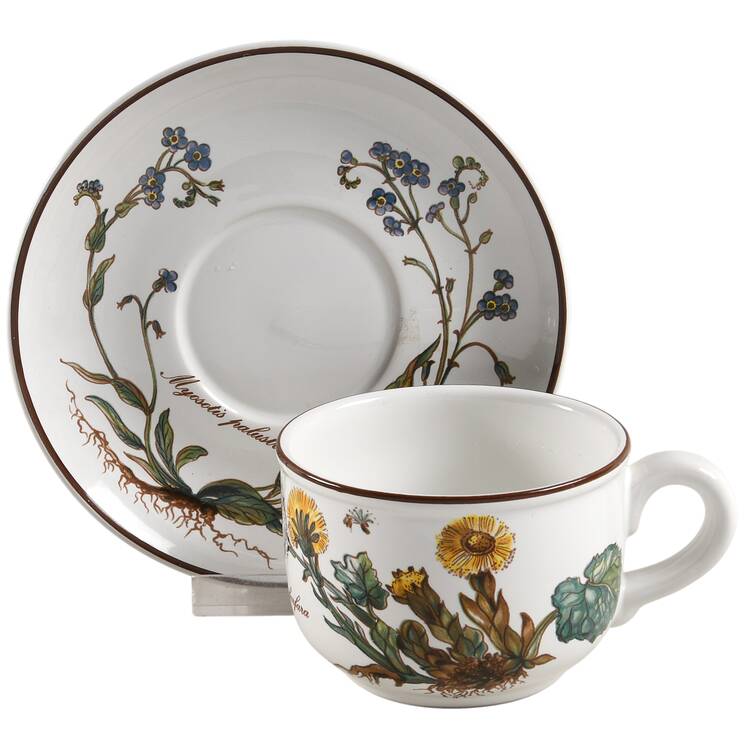 Botanica Flat Cup & Saucer Set