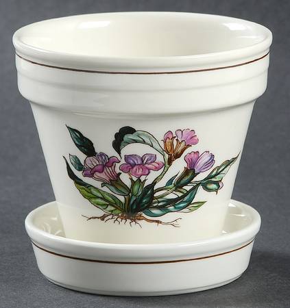 Botanica 2" Flower Pot & Underplate