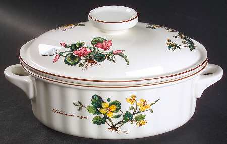 Botanica 1.25 Quart Oval Covered Casserole