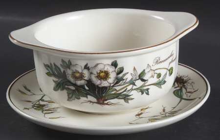 Botanica Flat Bouillon Cup & Saucer