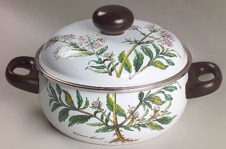 Botanica 2.5 Quart Metal Round Covered Casserole
