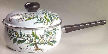 Botanica 3 Quart Covered Metal Saucepan