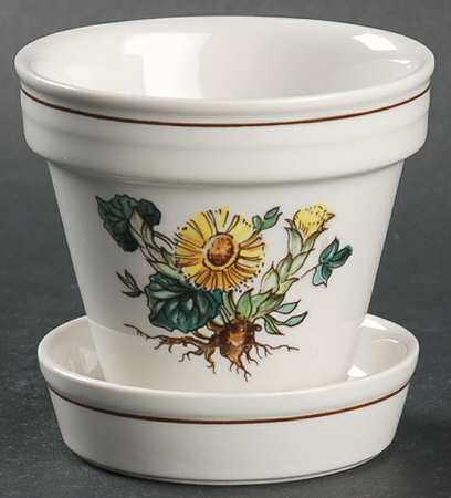 Botanica 2" Flower Pot & Underplate