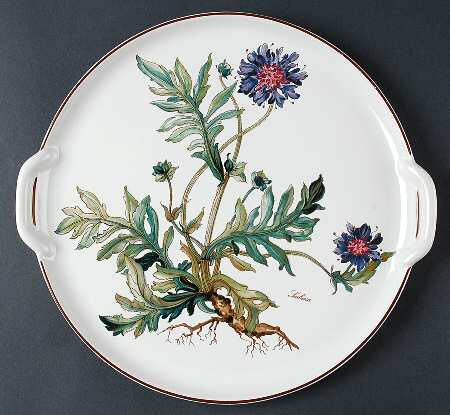Botanica Handled Cake Plate