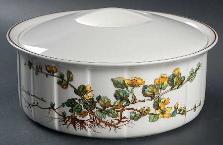 Botanica 3 Quart Round Covered Casserole