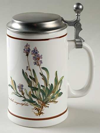 Botanica Tankard with Hinged Metal Lid