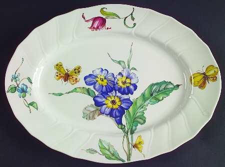 Bouquet 11" Oval Serving Platter