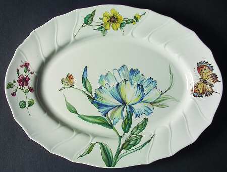 Bouquet 14" Oval Serving Platter