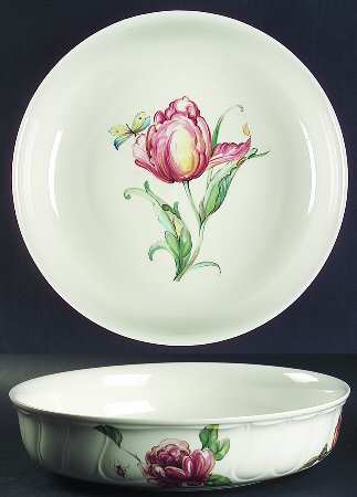 Bouquet 10" Shallow Round Bowl