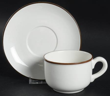 Boutique Flat Cup & Saucer Set