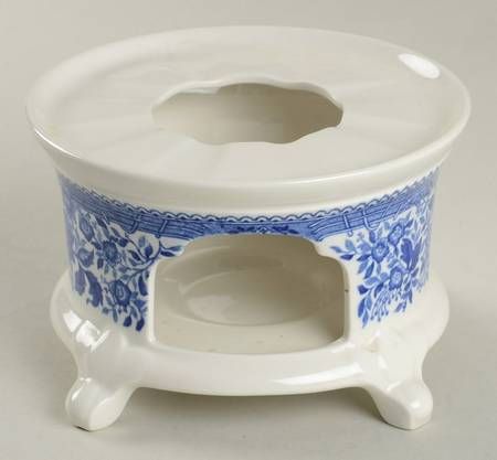 Burgenland Blue (Green Blue, Black Backstamp) Warmer Stand  (For Tea Pot)