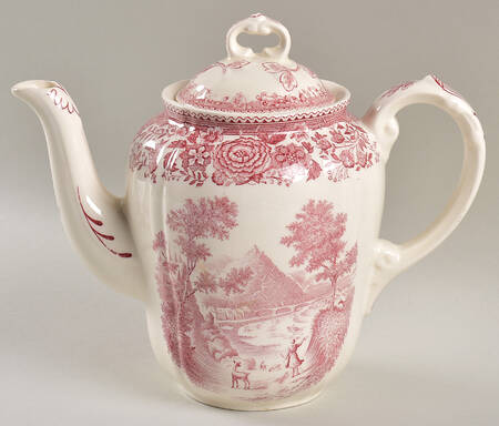 Burgenland Maroon Small Coffee Pot & Lid