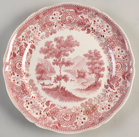 Burgenland Maroon Dinner Plate