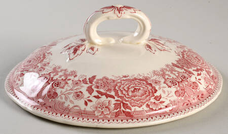 Burgenland Maroon Tureen & Lid