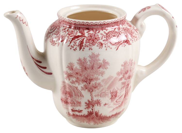 Burgenland Maroon Mini Teapot No Lid