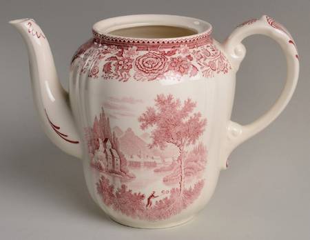 Burgenland Maroon Coffee Pot No Lid