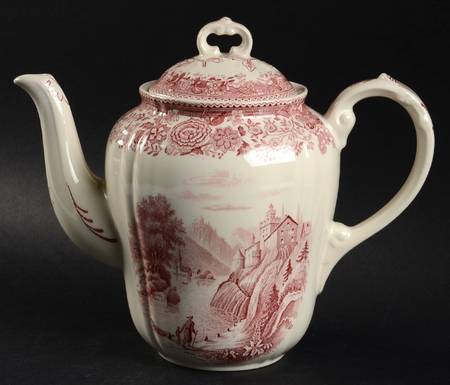 Burgenland Maroon Coffee Pot & Lid