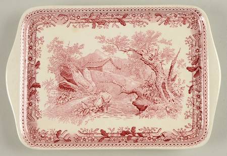 Burgenland Maroon Butter Tray